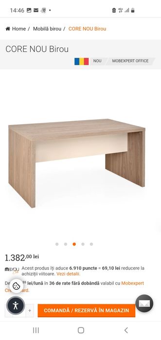 OFERTA! Birou Core Mobexpert ca NOU
