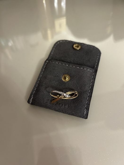 Broşă aur 14k cu pietre