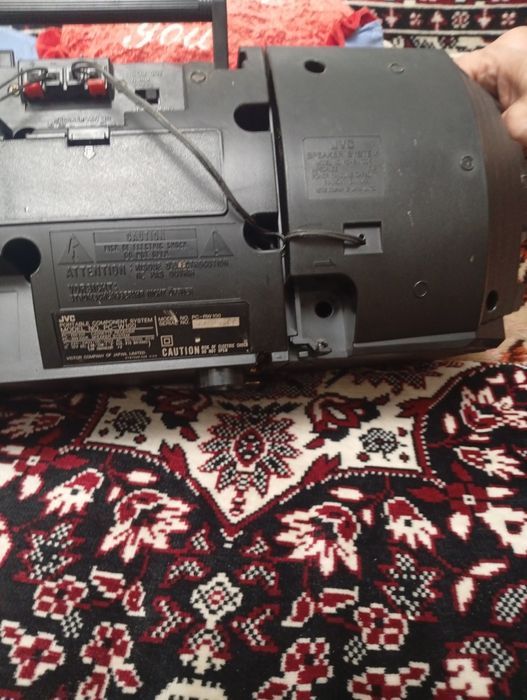 Radio dublu caset JVC   PC w 100 original
