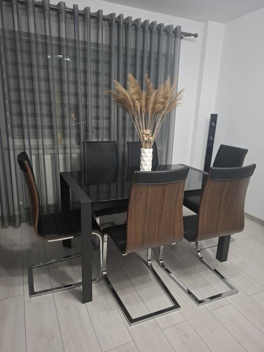 Masa+scaune living/dining/ 6 persoane