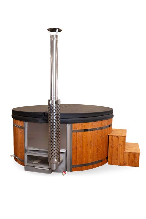 Продавам ново джакузи с натуралната дървена облицовка и хидромасаж