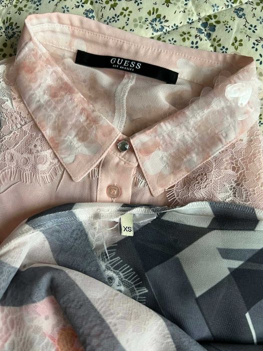 Дамска риза Guess и дънки Guess и Desigual