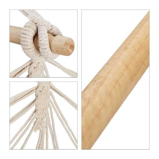 Висящ стол relaxdays  - памук - 150 кг - стол хамак