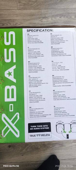 Блутз калонка  X Басс