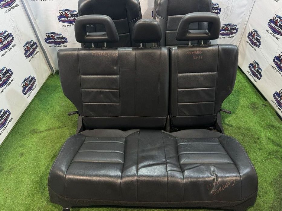 Interior piele, scaune cu incalzire banchete jeep compass facelift 2011-2013