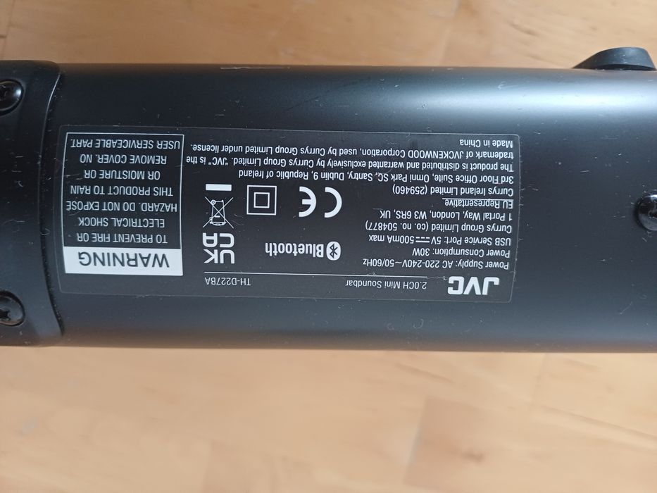 Soundbar JVC și boxa Platinet