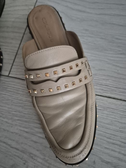 Мюли женские кожа