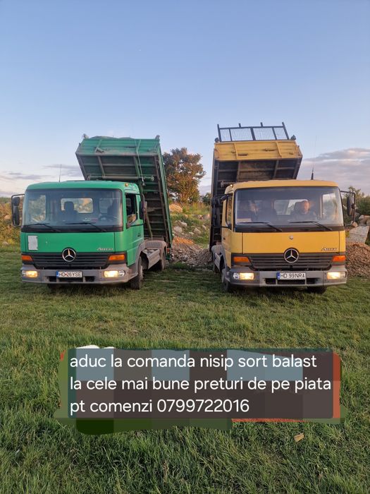 Aduc la comanda nisip sort balast etc