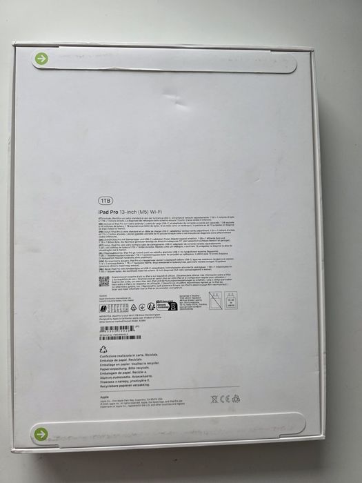 Tableta APPLE iPad Pro 13" (M5), 1TB, 16GB, Wi-Fi, Standard, Silver