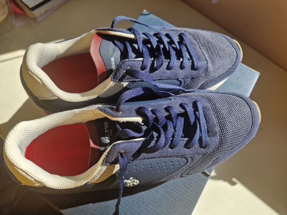 Adidasi Barbati US Polo albastri