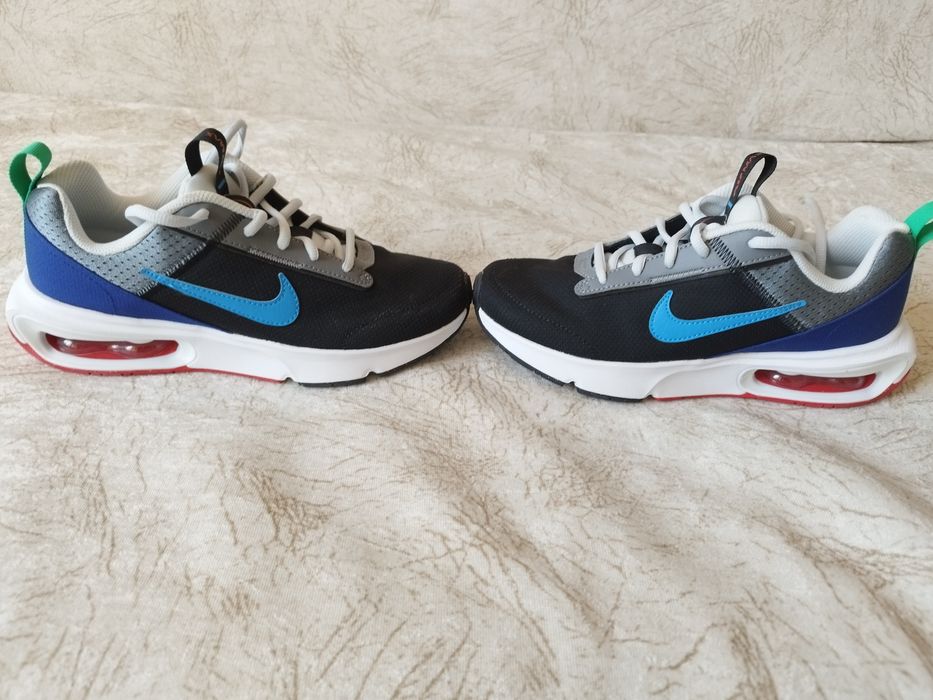 Air Max Intrlk Lite Pantofi sport low-cut, Negru, Albastru, 38.5 EU