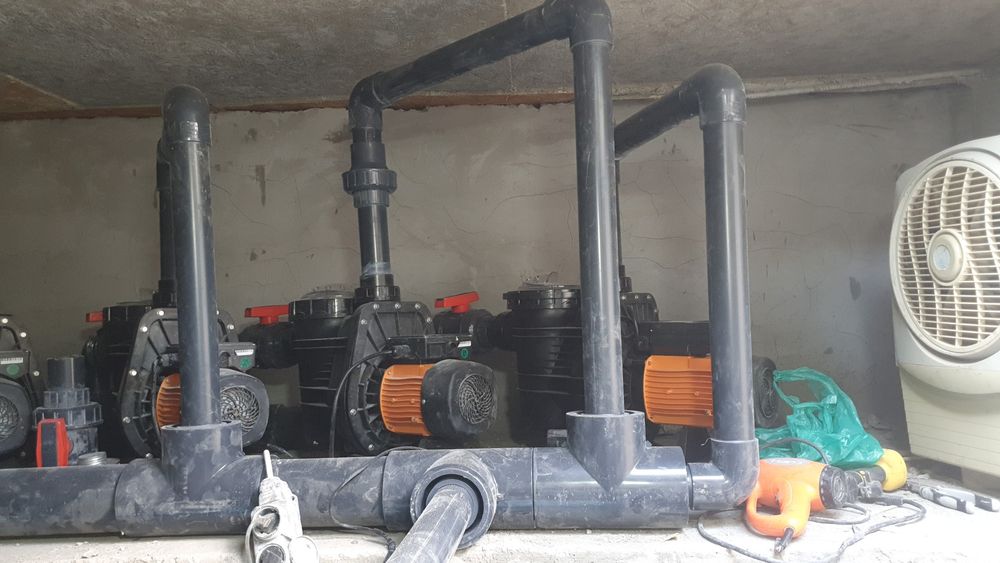 Установка фильтрация бассейн