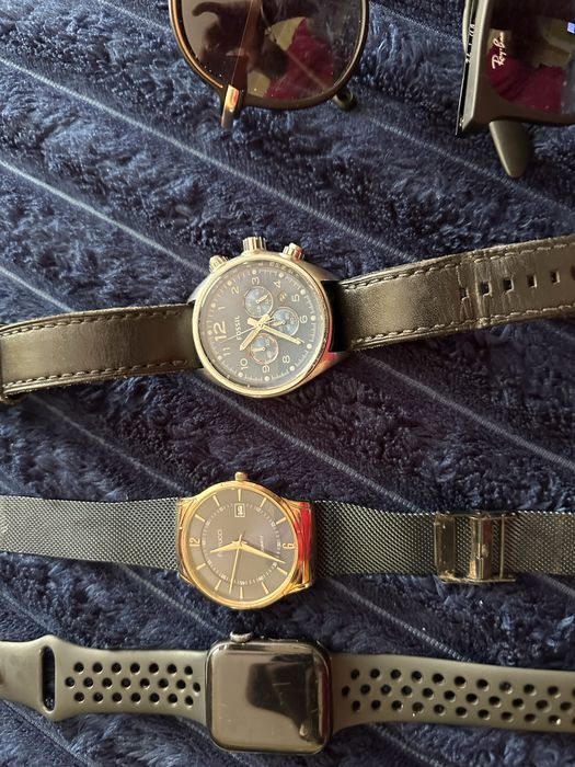 Ceas Apple watch+Fossil