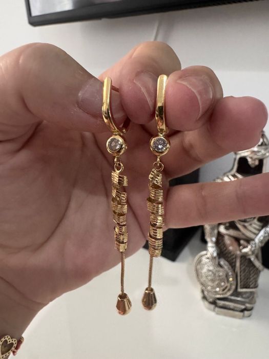 Cercei aur 14 k 3.72 g