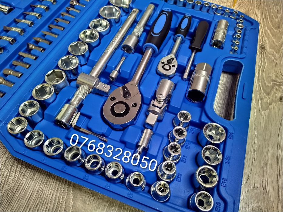 Trusa de scule, 108 piese, material crom vanadium, geanta transport