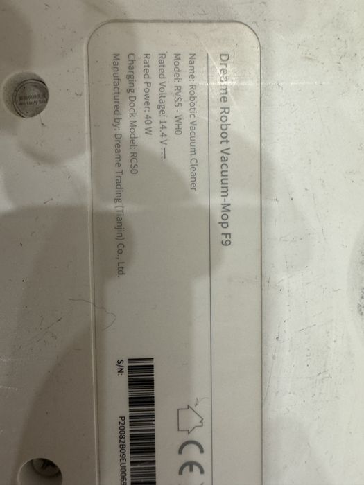 Робот пылесос Dreame robot vacuum-mop F9