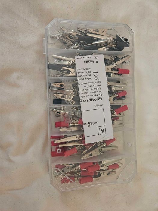 Set 80 de cleme tip crocodil, Parkside