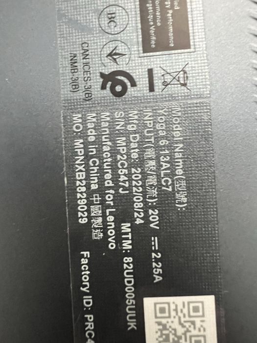 Laptop Lenovo Yoga 6, 2 in 1