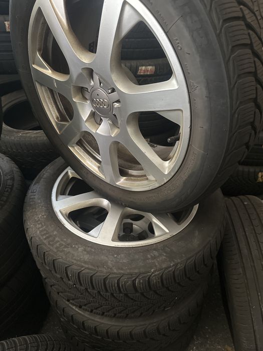 Оригинални джанти Audi 17" 5x112 + зимни гуми Bridgestone 225/50 R17