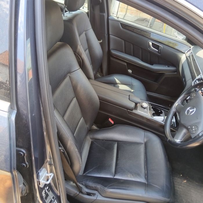 Interior piele neagra electric Mercedes E-Class w212 combi/break