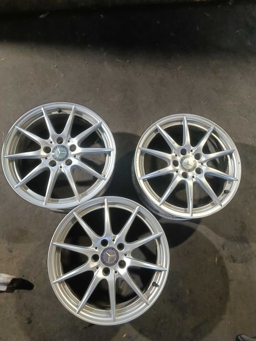 Mercedes A klas 176 3 броя 17 цола джанти без заварки и криво