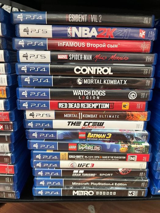 Пс4 и пс5 диски оригинал