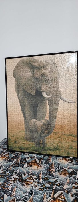 Puzzle Pranz pe un zgarie-nori 1.000 piese inrămat