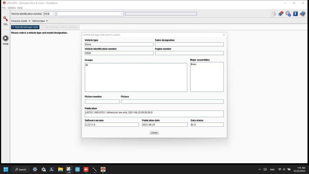 SSD 256Gb Passthru J2534 Xentry 06.2024 DTS Monaco Vediamo J2534