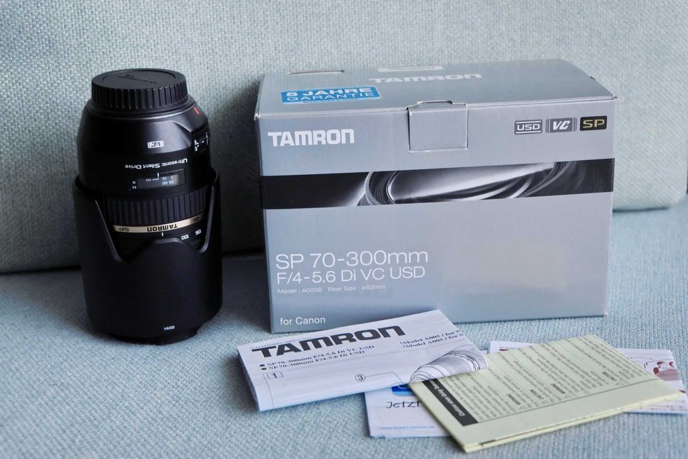 Обектив Tamron SP 70-300mm f/4-5.6 Di USD за Canon EF mount