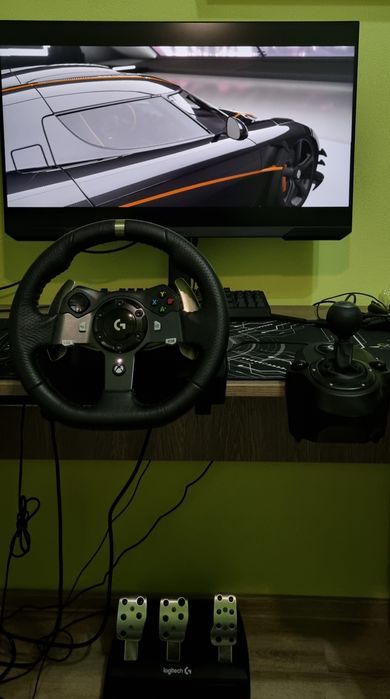 volan logitech G920 + shimbator logitech