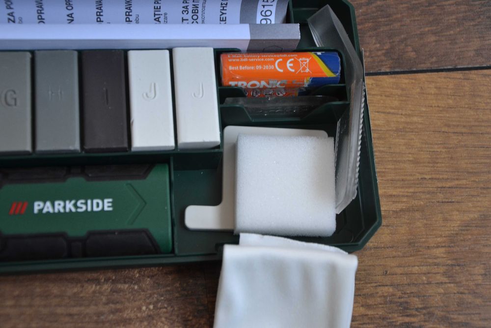 Нов комплект за поправка на ламинат и паркет Parkside