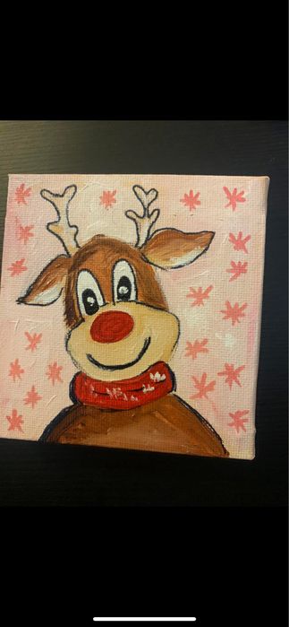 Акрилни коледни рисунки 10/10 - 15 лв./бр.