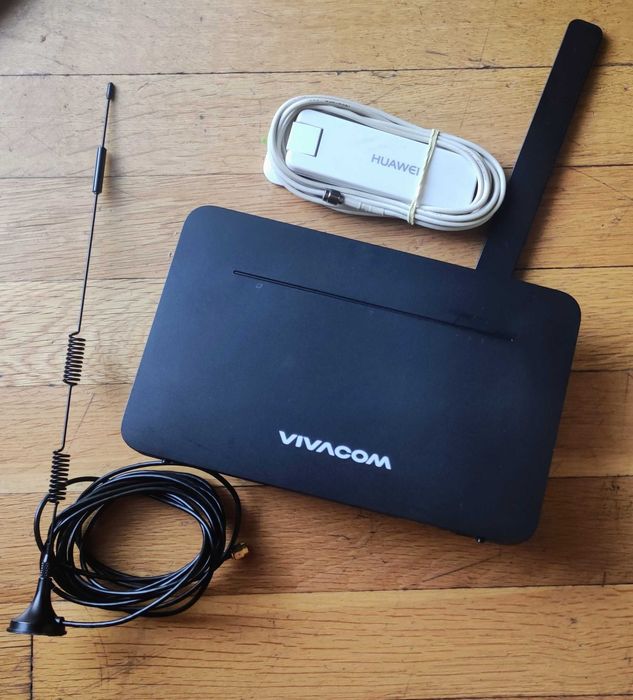 wi-fi роутер на Vivacom на 12v. и 220v. Със SIM карта.