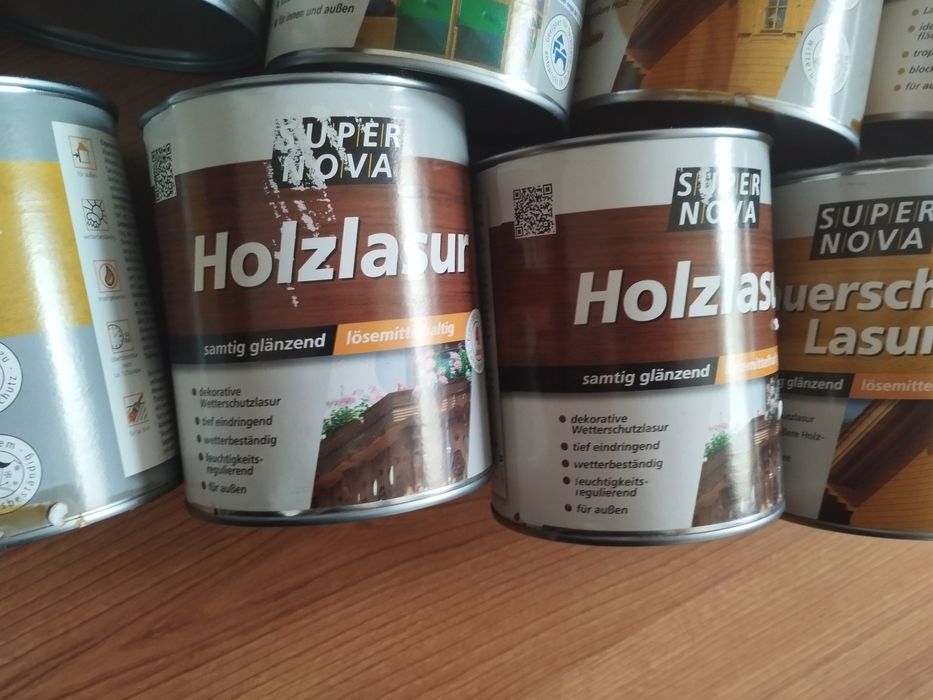 Lot Vopsea și Lazură Lemn SUPER NOVA (Germania) - Diverse Nuanțe
Descr