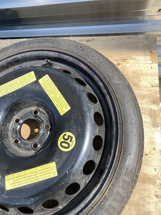 Резервна гума патерица за Audi A6 A8 A7 Q5 Ауди А6 4г 145/60/20 ет22