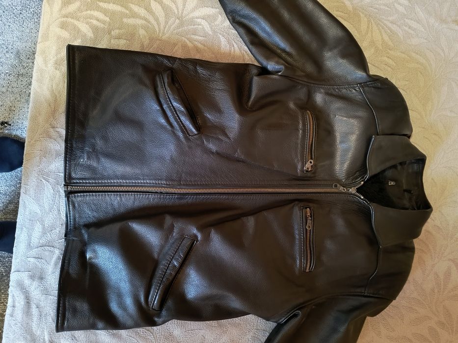 Кожено палто .Телешки бокс.