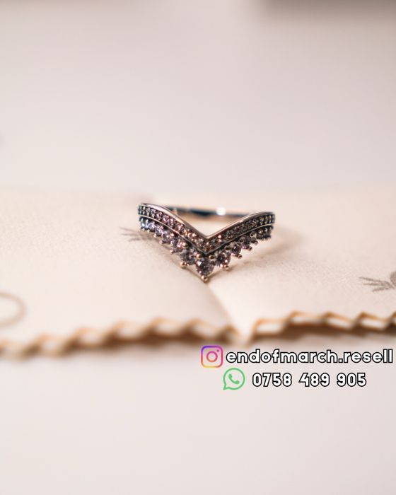 Inel Pandora Princess Wishbone