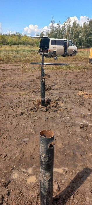 Забивные железные сваи