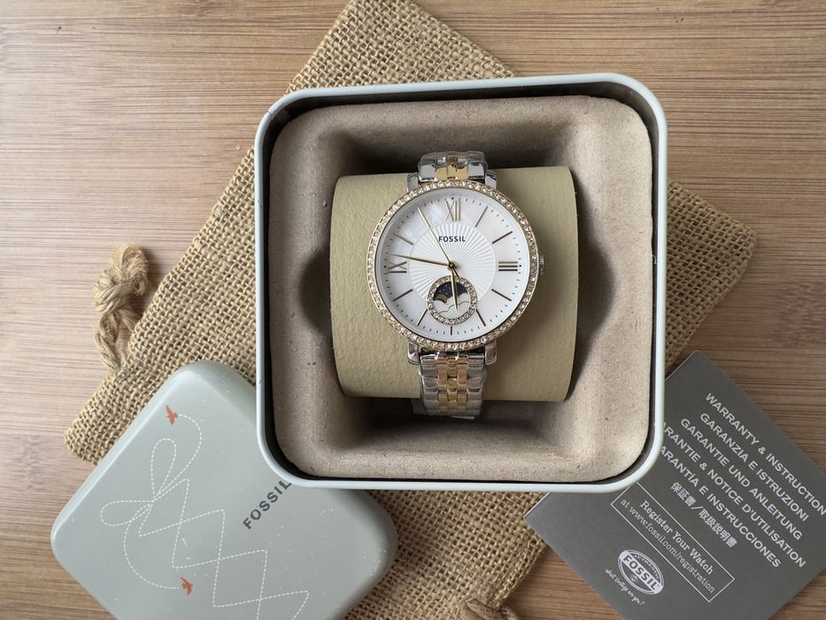 Ceas Fossil de dama Jacqueline 36mm absolut nou Moon Phase