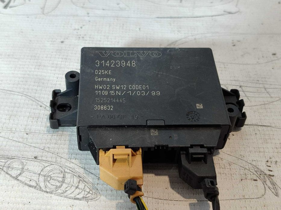 Modul asistență parcare Volvo V60 2.0 Diesel Cod: 31423948 2016 / [2010-2018] (5F3)