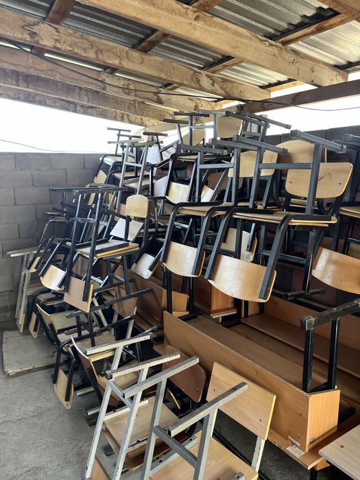 Парты, стулья, тумбы
