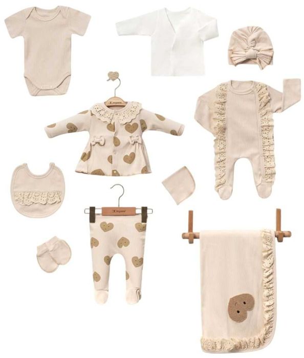 Комплект за изписване за момиче, 10 части,  нарушена опаковка