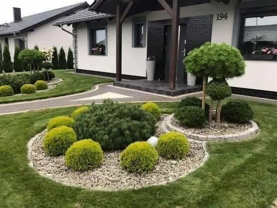 Посадка деревьев, газон, автополив