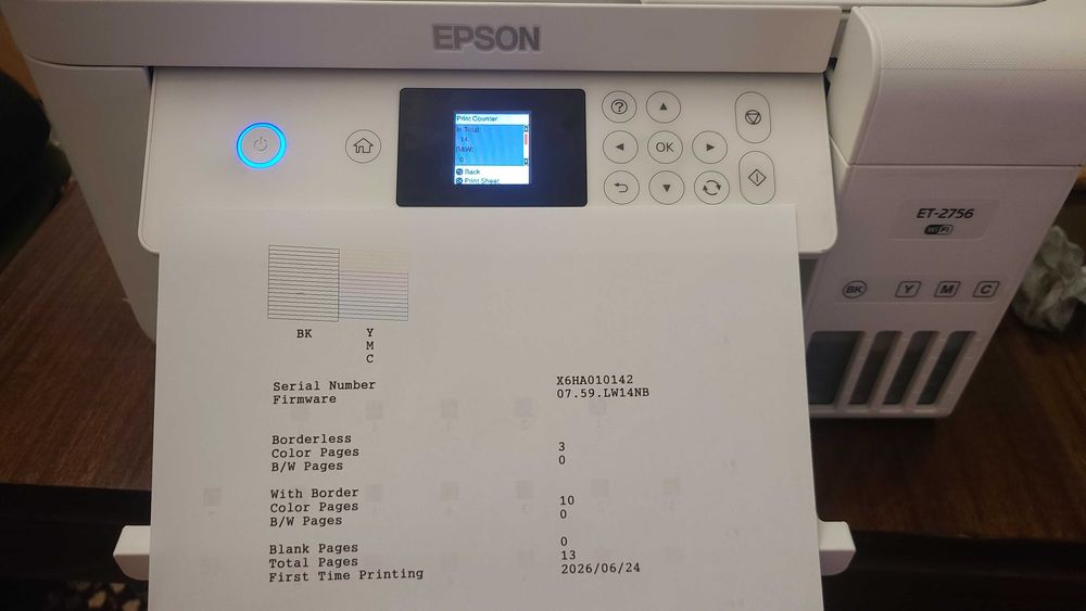 Нов 2г. гаранция принтер с дуплекс и за сублимация Epson Ecotank 2756