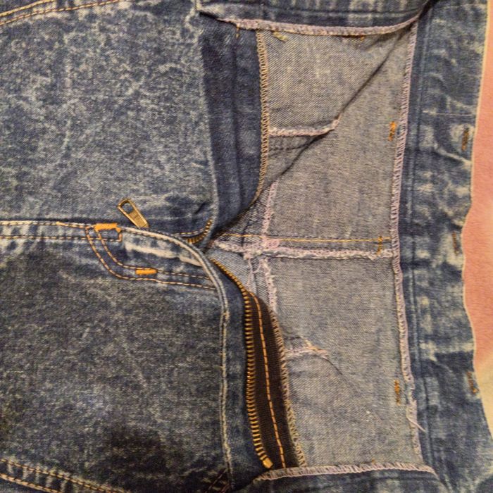 Юбка джинсовая короткая