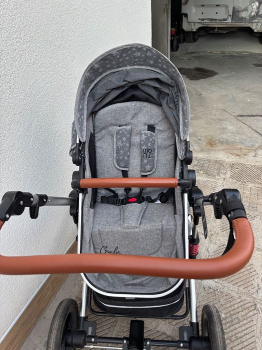 Комбинирана бебешка количка 3в1 Moni gala premium, stars