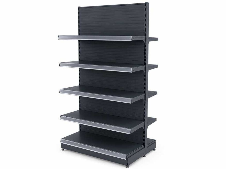 Островен стелаж 30х195х30,L100,B30/4х30