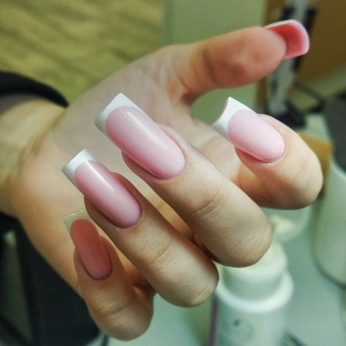 Маникюр, укрепление гелем, наращивание