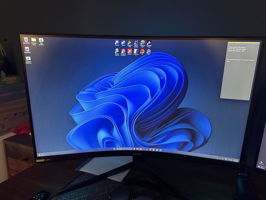 Monitor Samsung Odyssey G7 2k, 244 hz 32”