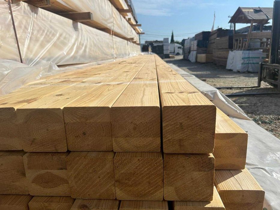 Grinda lamelara/stratificata la 12 metri 120x120 mm Pin Silvestru | Lemn stratificat structural